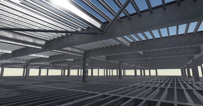 Structural steel access platform design